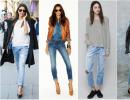 С чем носить джинсы герлфренд: самые яркие образы